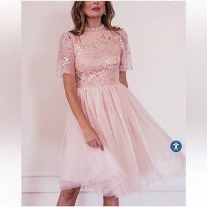 Memory Lane Jessa Kae Dress in Pink Size Small